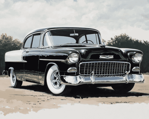 1955 Chevrolet Classic Car Diamond Painting