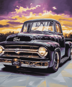 1955 Ford Pickup Classic Diamond Painting