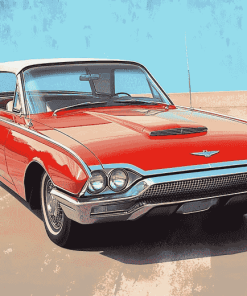 1963 Thunderbird Classic Car Diamond Painting