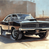 1968 Dodge Charger Classic Diamond Painting