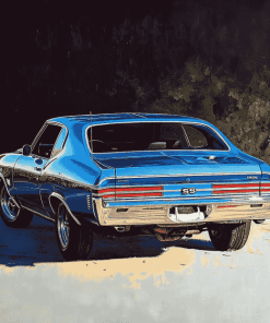 1969 Chevy Chevelle Engines Diamond Painting