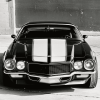 1970 Chevy Camaro in Black and White Diamond Painting