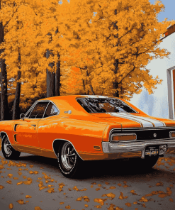 1970 Super Bee Muscle Car Diamond Painting