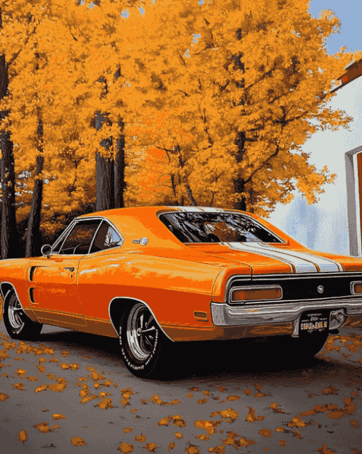 1970 Super Bee Muscle Car Diamond Painting