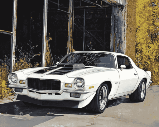 1972 Camaro Car Art Diamond Painting