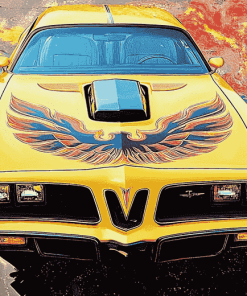 1978 Pontiac Trans Am Engine Diamond Painting