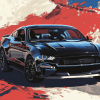 2018 GT Mustang Black Diamond Painting