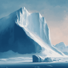 "Antarctica Icebergs Landscape Diamond Painting"