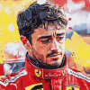 "Charles Leclerc Legendary Racing Diamond Painting"