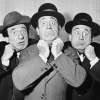 3 Stooges Monochrome Comedy Diamond Painting