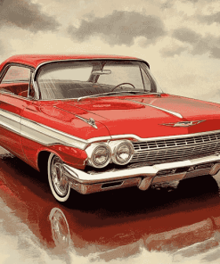 61 Impala Classic Car Diamond Painting