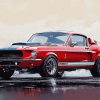 67 Mustang Fastback Engine Diamond Painting