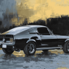 67 Mustang Vintage Engines Diamond Painting