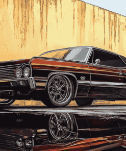 68 Chevy Impala Engines Diamond Painting