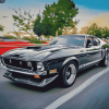 72 Mustang Classic Car Diamond Painting