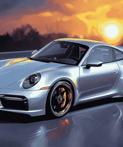 911 Turbo Engine Diamond Painting