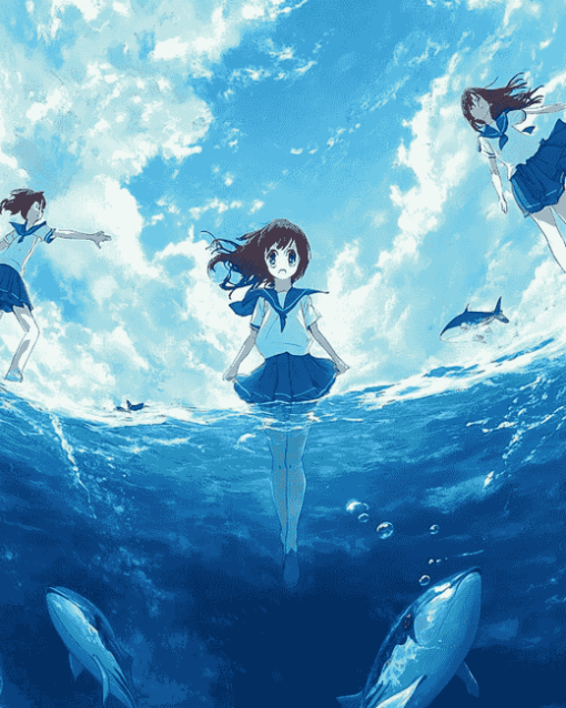 A Lull In The Sea Anime Diamond Painting