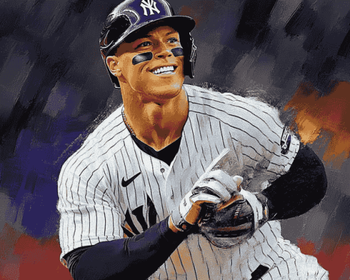 Aaron Judge Baseball Icon Diamond Painting