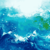 Abstract Blue Ocean Diamond Painting