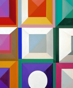 Abstract Cubism Vasarely Diamond Painting