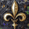 Abstract Fleur De Lis Art Diamond Painting