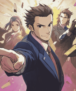 Ace Attorney Anime Series Diamond Painting