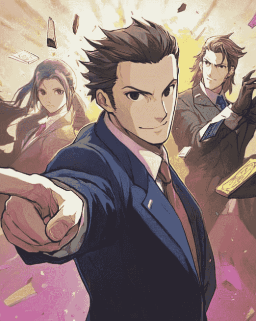 Ace Attorney Anime Series Diamond Painting