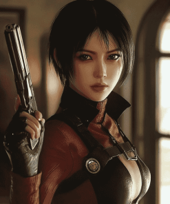 Ada Wong Resident Evil Character Diamond Painting