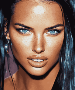 Adriana Lima Celebrity Diamond Painting