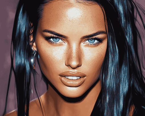 Adriana Lima Celebrity Diamond Painting