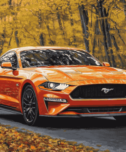 Aesthetic 2018 Mustang Coupe Diamond Painting