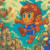 Aesthetic Alex Kidd Animations Diamond Painting