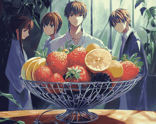 Aesthetic Anime Fruits Basket Diamond Painting