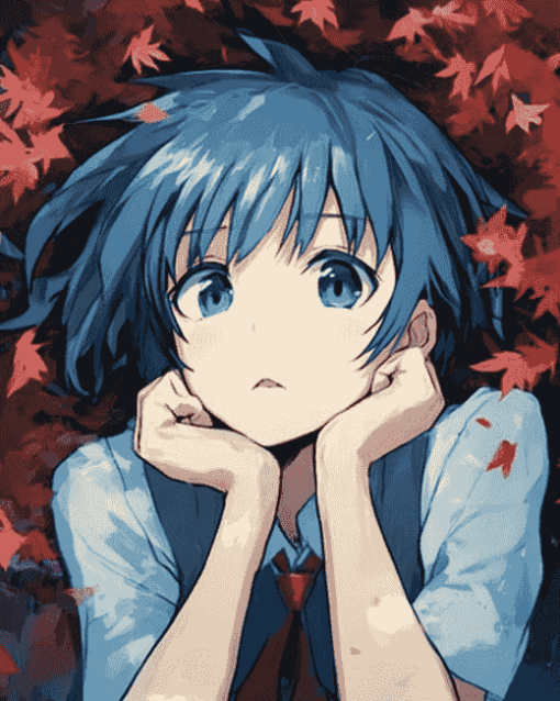 Aesthetic Anime Nagisa Shiota Diamond Painting