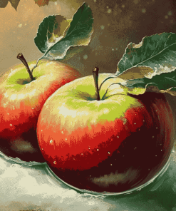 Aesthetic Apple Fruit Diamond Painting