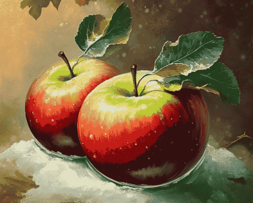 Aesthetic Apple Fruit Diamond Painting