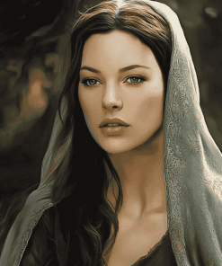 Aesthetic Arwen Lord of the Rings Diamond Painting