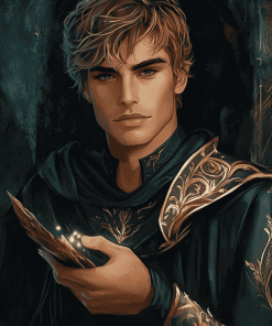 Aesthetic Azriel Fantasy Diamond Painting