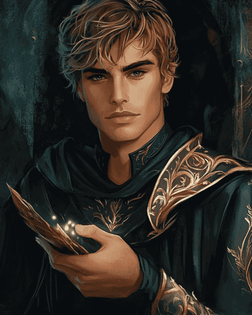 Aesthetic Azriel Fantasy Diamond Painting