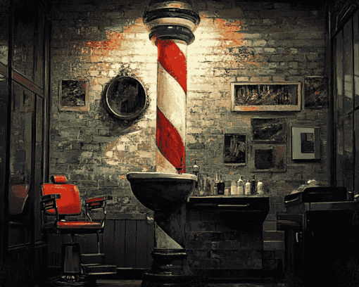 Aesthetic Barber Collection Diamond Painting