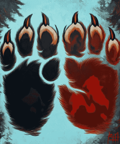 Aesthetic Bear Paw Diamond Painting