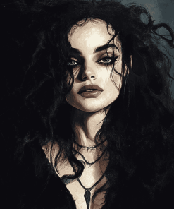 Aesthetic Bellatrix Lestrange Diamond Painting