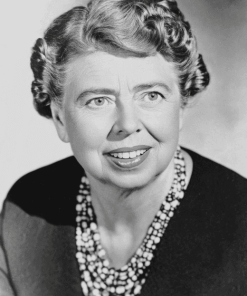 Aesthetic Black and White Eleanor Roosevelt Diamond Painting