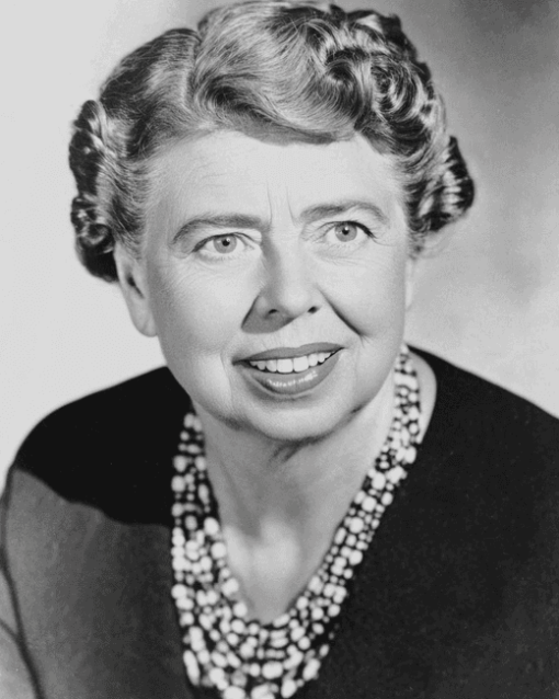 Aesthetic Black and White Eleanor Roosevelt Diamond Painting