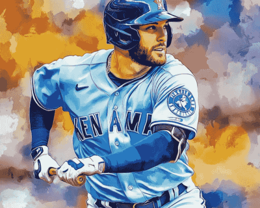 Aesthetic Blue Jays Kevin Kiermaier Diamond Painting