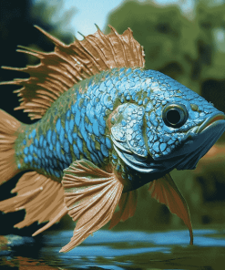 Aesthetic Bluegill Diamond Painting