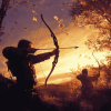 Aesthetic Bow Hunting Silhouettes Diamond Painting