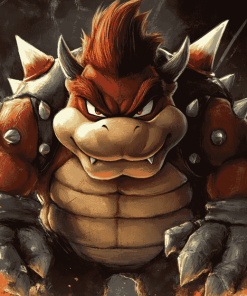 Aesthetic Bowser Animation Diamond Painting