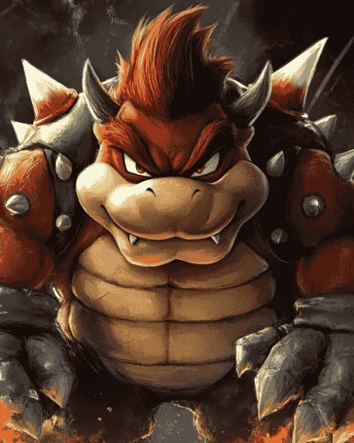 Aesthetic Bowser Animation Diamond Painting