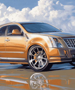 Aesthetic Cadillac SRX Automotive Diamond Painting